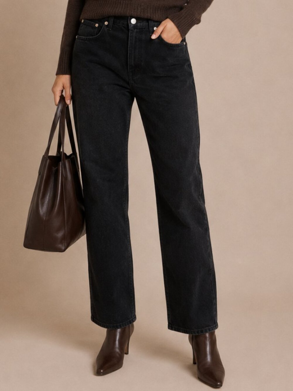 Vintage 90s Gap Black Jeans Classic Fit Made in Canada Sz 4